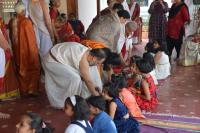 Kumarika pujana by the Yajamans